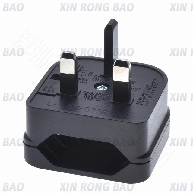 European EU 2Pin to UK 3Pin Power Socket Travel Plug Japan European EU to UK Travel Adapter Electrical Charger Adapter Converter