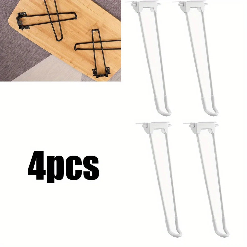 furniture legs, for sofa foldable U-shaped table feet/legs are suitable for coffee tables, computer desks, bedside tables,