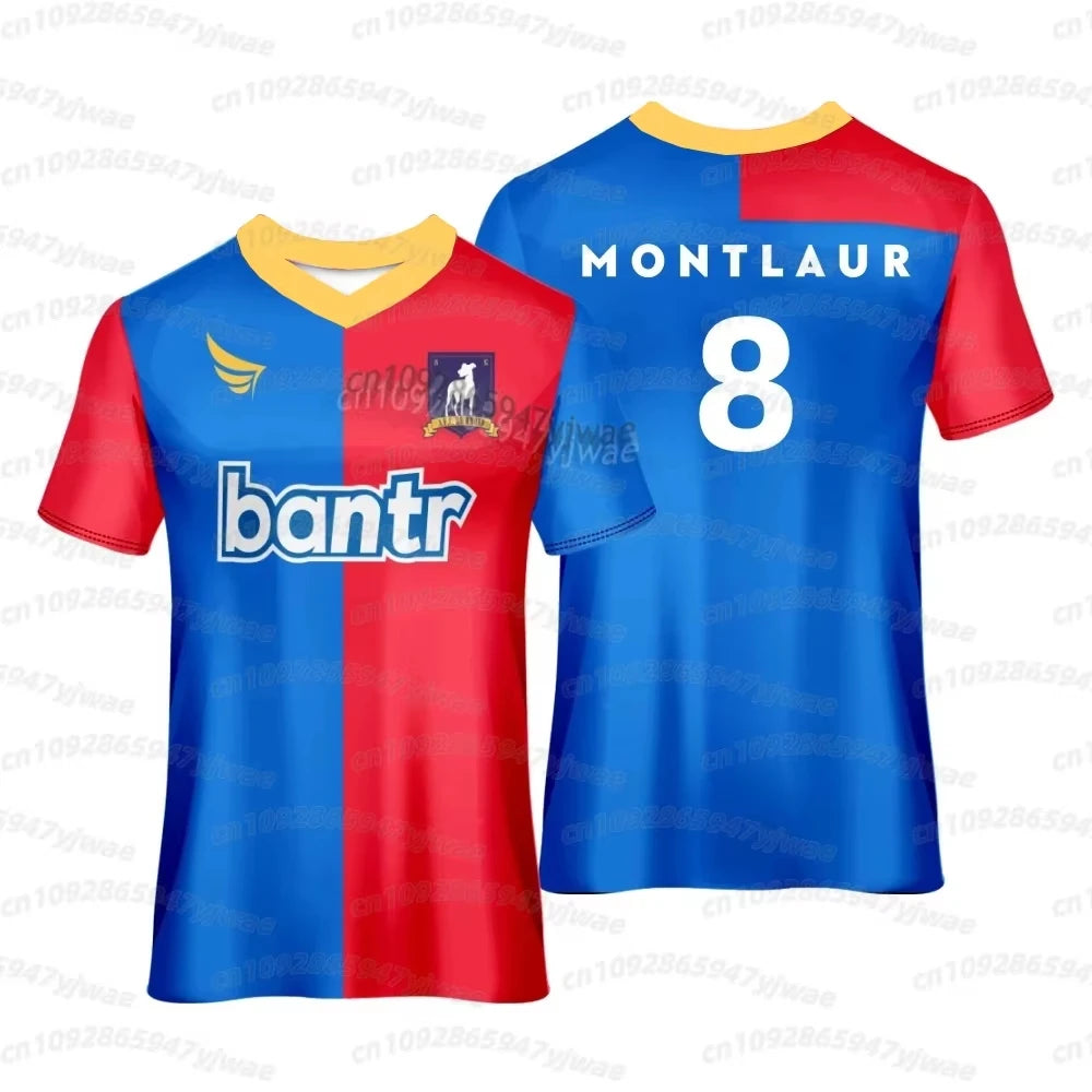 2026 T-shirt For Men Women youth  Football Jersey Quick Drying O-neck RoyKent jersey Tees Sports Oversized  men t-shirt