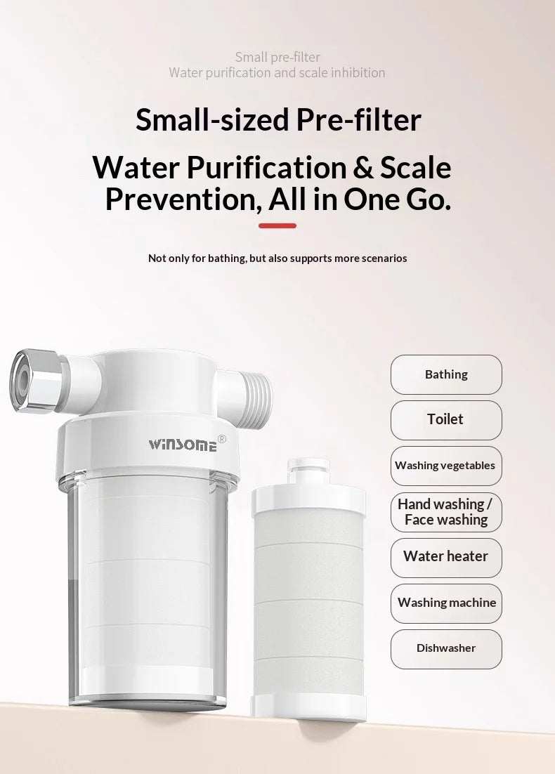 Water Heater Filter Washing Machine Pre-filter Tap Water Faucet Water Purifier Shower Bath Filter Cartridge PPF Cotton