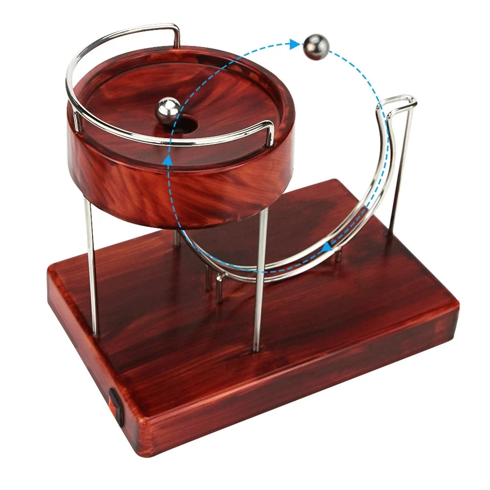 Creative Perpetual Motion Marble Machine Creative Marble Motor Energy Art Perpetual Motion Machine Desktop Miniature Home Decor