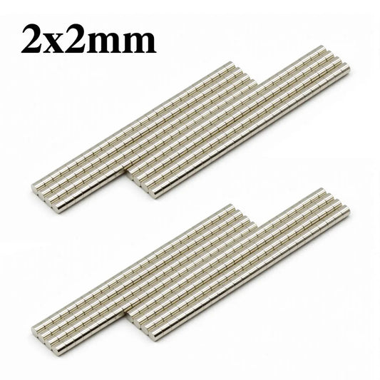 Powerful Round Magnet 2x2mm For Fridge, Offices, DIY & Science, Magnetic imane Disc Refrigerator Magnets