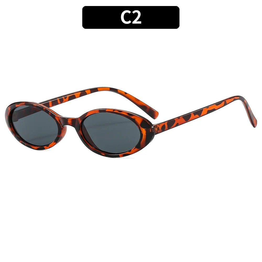 Polarized Small Oval Women's Myopia Sunglasses Women Frame Nearsighted Sun Glasses Uv400 Protection Eyewear