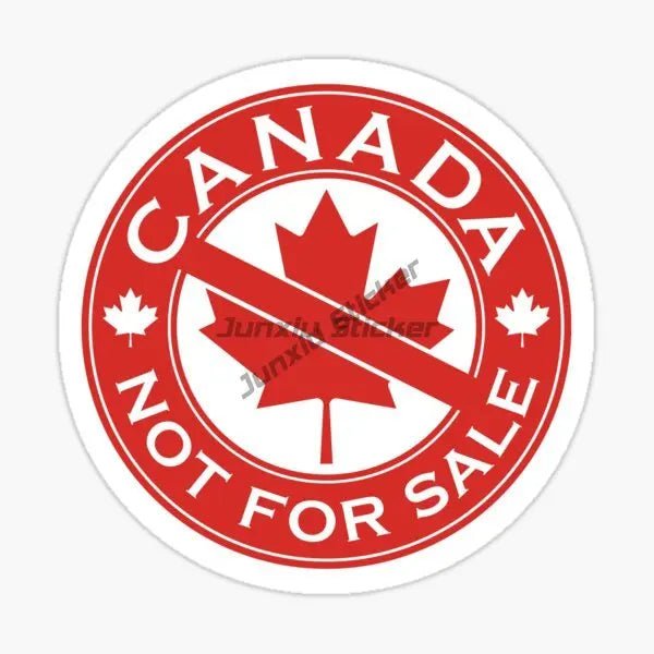 Canada Flag Map Maple Leaves Creative PVC Sticker for Decorate Car Bicycle Motorcycle Window Fridge Wall Decal Accessorie
