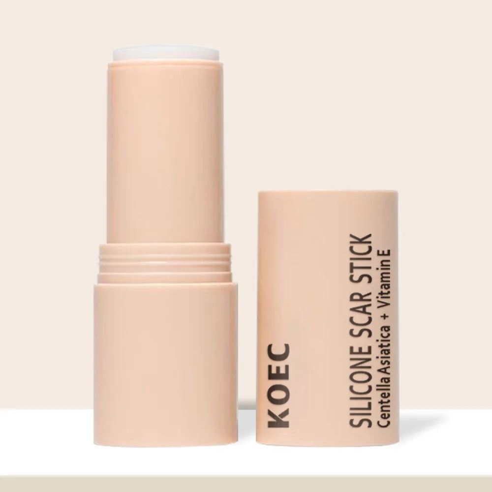 KOEC Silicone Scar Stick Smoothing Moisturizing Soothing Remodel Texture Restore Skin Integrity CICA Vitamin E Plant Extracts
