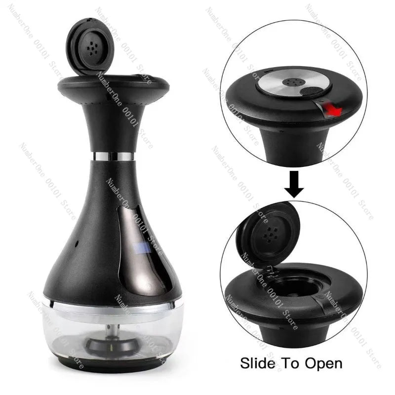Rechargeable Electronic Hookah Set with LED Light, Portable Smokeless Shisha Machine for Home Party Bar Club, USB Electric Hooka