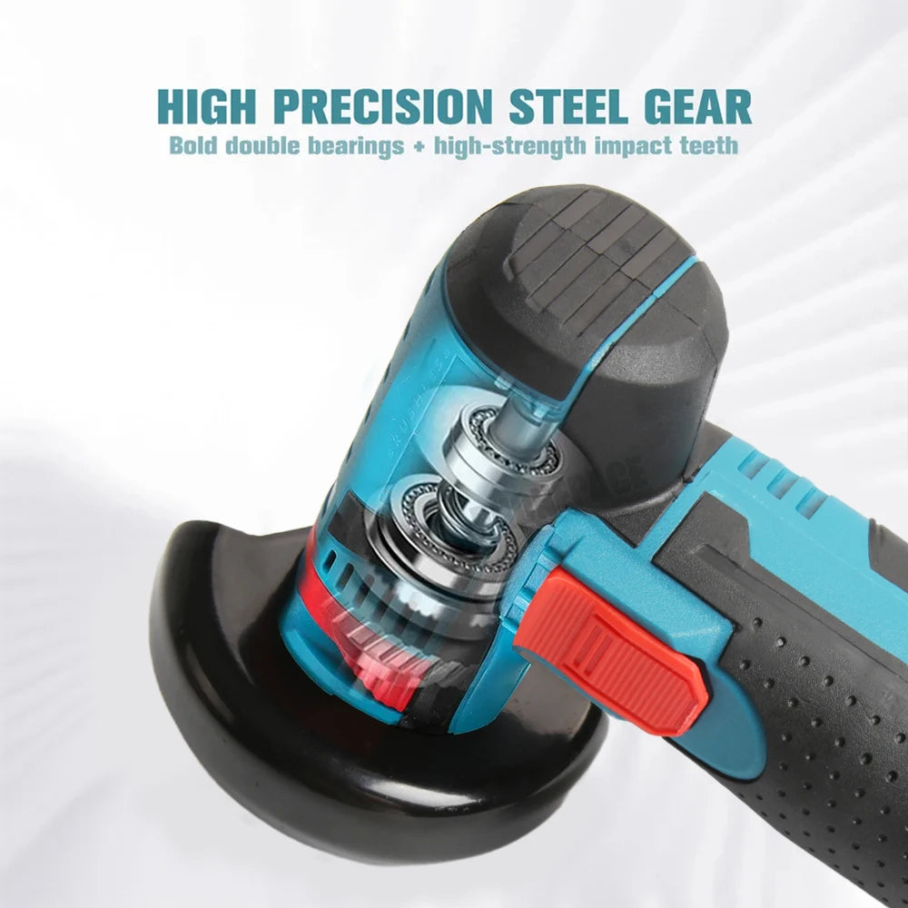 Cordless Electric Grinder 19500rpm Handheld Polishing Grinding Machine Diamond Cutting Power Tool 12V Battery Rechargeable