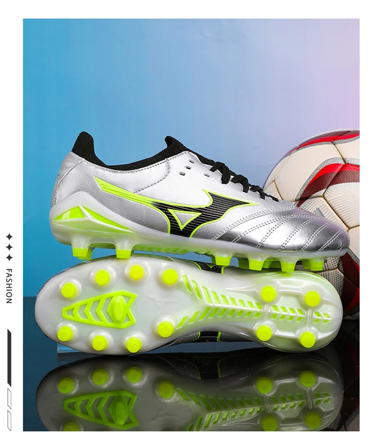 Soccer Shoes Men's Football Boots Grass Training Sports Society Soccer Cleats Non-slip Football Field Boot Crampons De Football