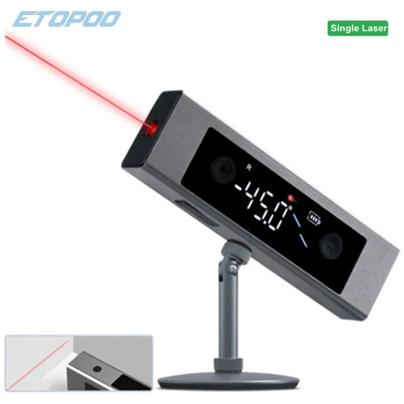 L1 Laser Line Projector Angles Laser Measurement Tools USB C Charging Laser Measure for Home