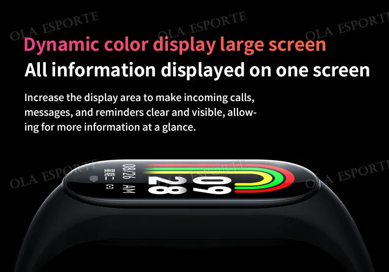 For Men Women Smart Watch Heart Rate Sleep Monitoring Fashion Waterproof Sports Bracelet Full Touch Screen Multiple Sports Modes
