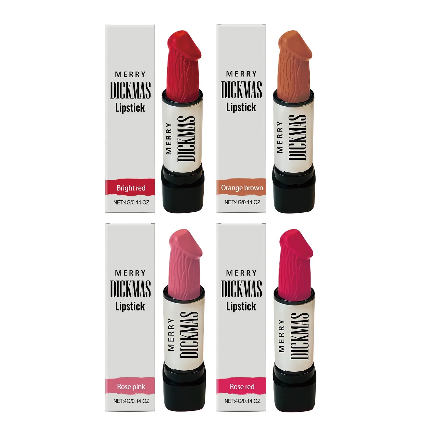 Christmas Party Lipstick Versatile Lip Makeup Silky Smooth Matte High Pigmented Non-Smudge Three-Dimensional Waterproof Lipstick