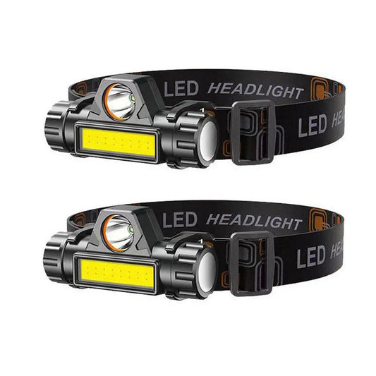 LED headlights, high-intensity flashlights, charging headlights, night fishing lights, outdoor brightness lighting fixtures