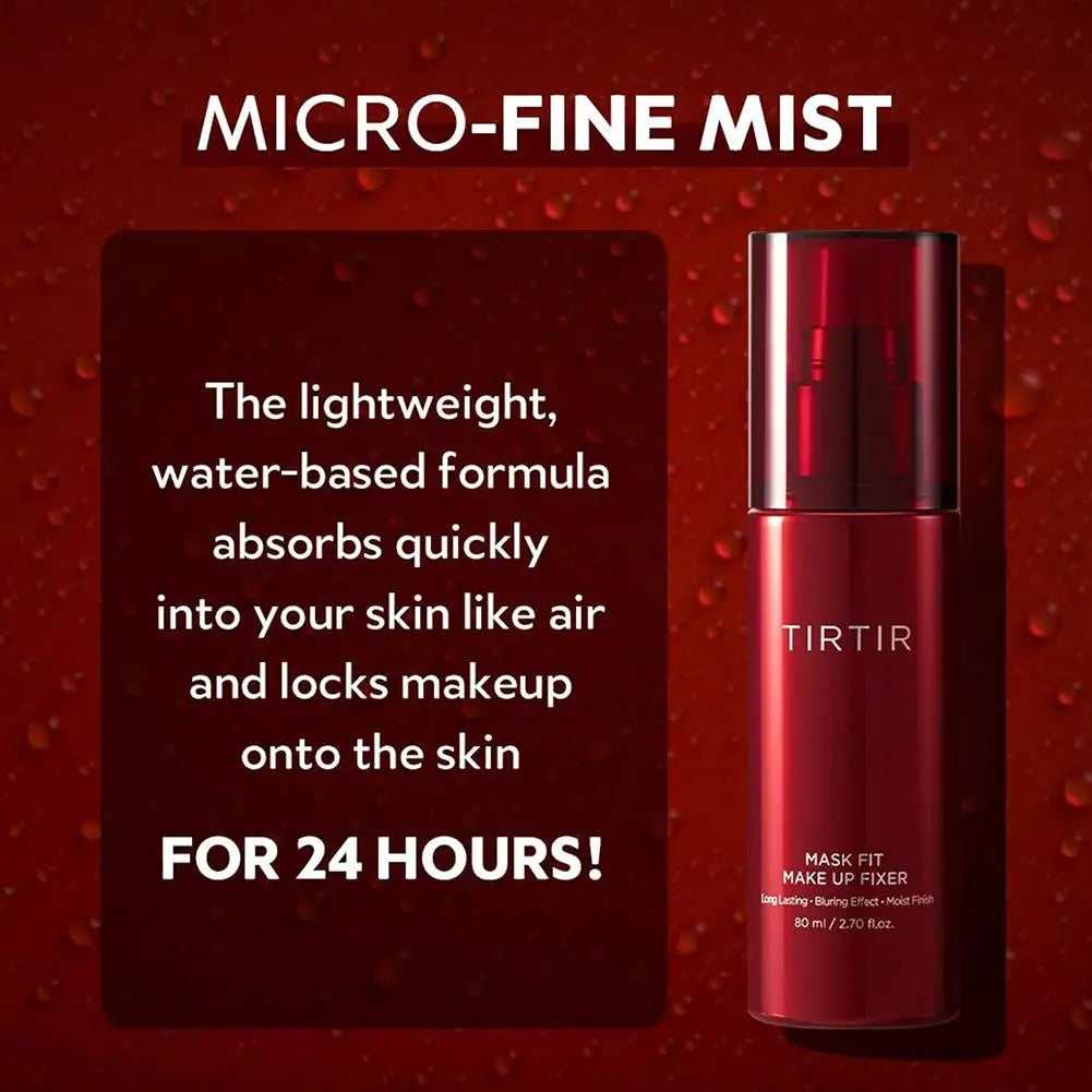 NEW For TIRTIR Mask Fit Red Cushion Foundation Long-Lasting Lightweight Buildable Coverage Finish Korean Cushion Foundation Care