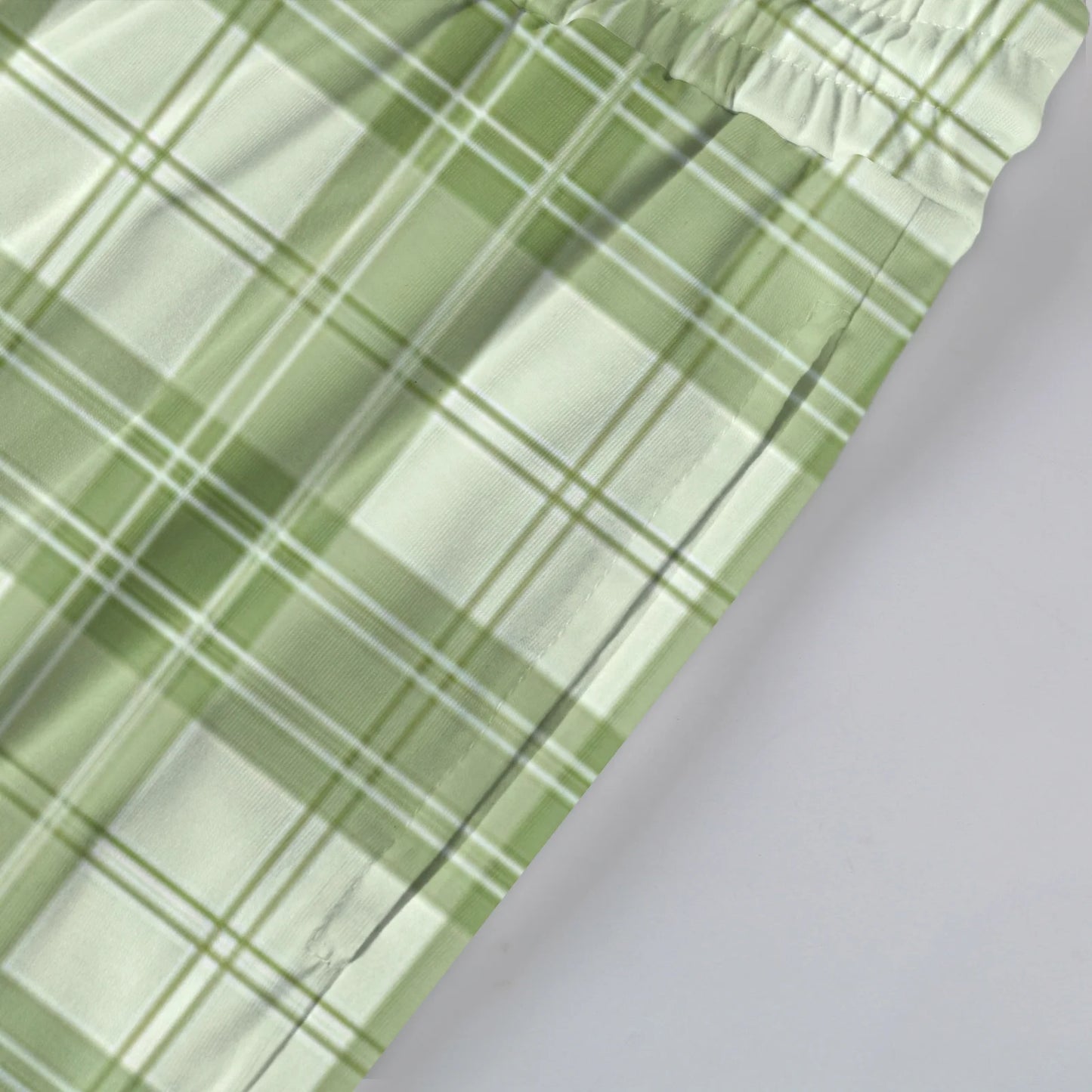 Men'S Plaid Casual Pants Checkered Pattern Cuffed Design Comfortable Fabric Suitable Daily Wear All Seasons Trendy Pajama Pants