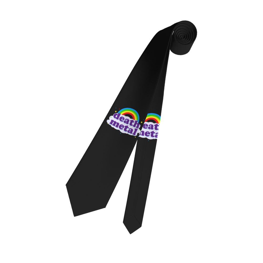 Slipknots Neckties Men's Customized Silk Heavy Metal Rock Music Gift Neck Tie for Office