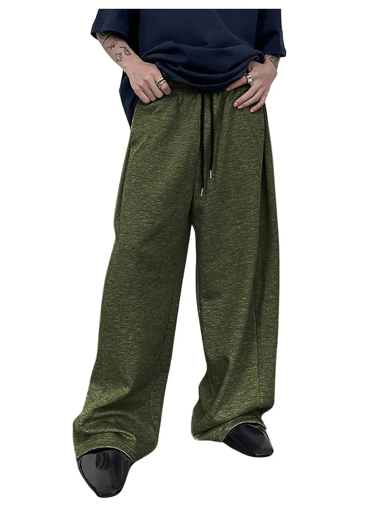 2025 New Korean style Sweatpants Sport Pants Men Running Pants Spring Summer Loose Casual Sweat Pants Straight Jogging Pants Men