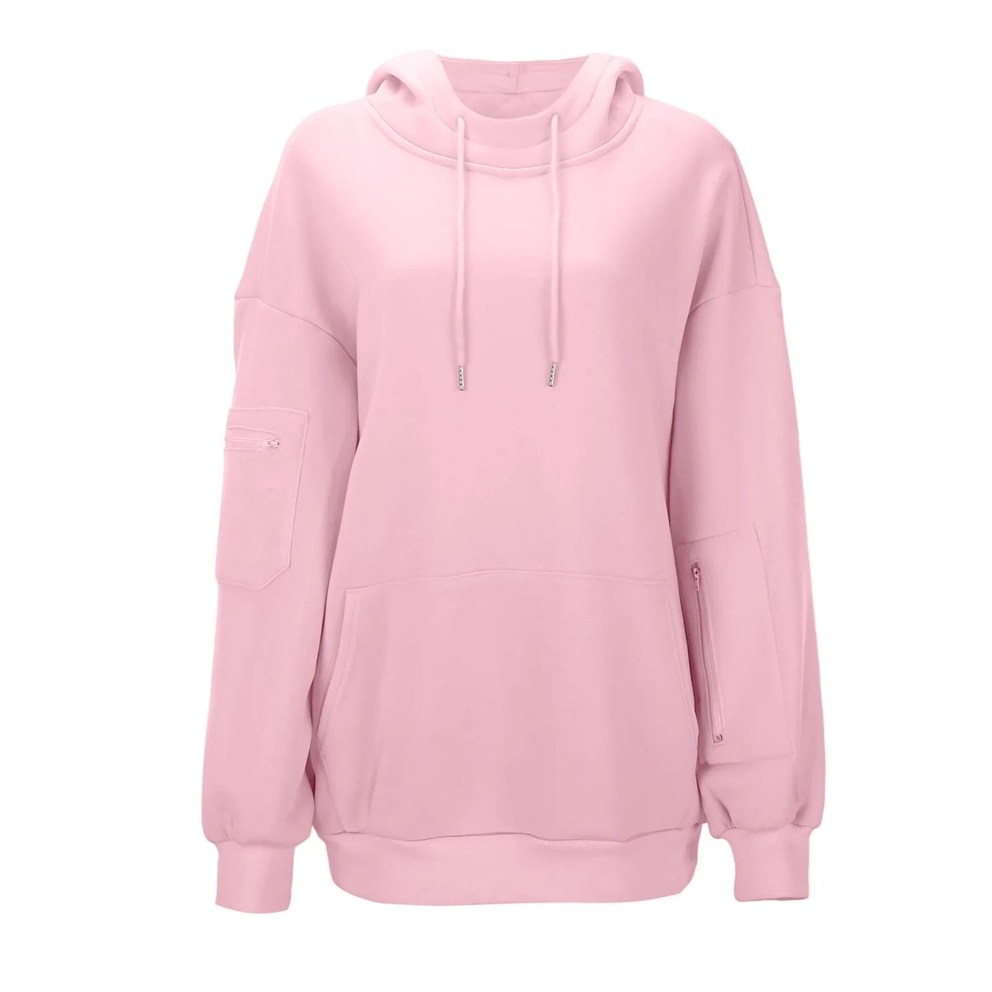 Oversize Hooded Sweatshirt Women With Eye Mask Solid Color Loose Casual Hoodies Sport Running Plus Size Sweatshirt Pullover
