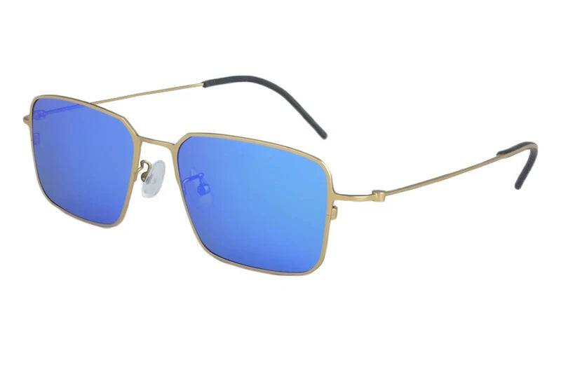 Polarized Sunglasses Square Sun Glasses Handmade Fashion Men Women 12g Ultralight Eyeglasses UV400 Protection Outdoor Spectacle