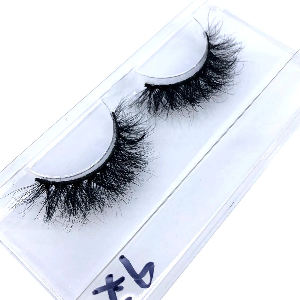 New Dropshipping natural wispy volume 3d mink lashes makeup eyelashes false lashes mink eyelashes with soft band