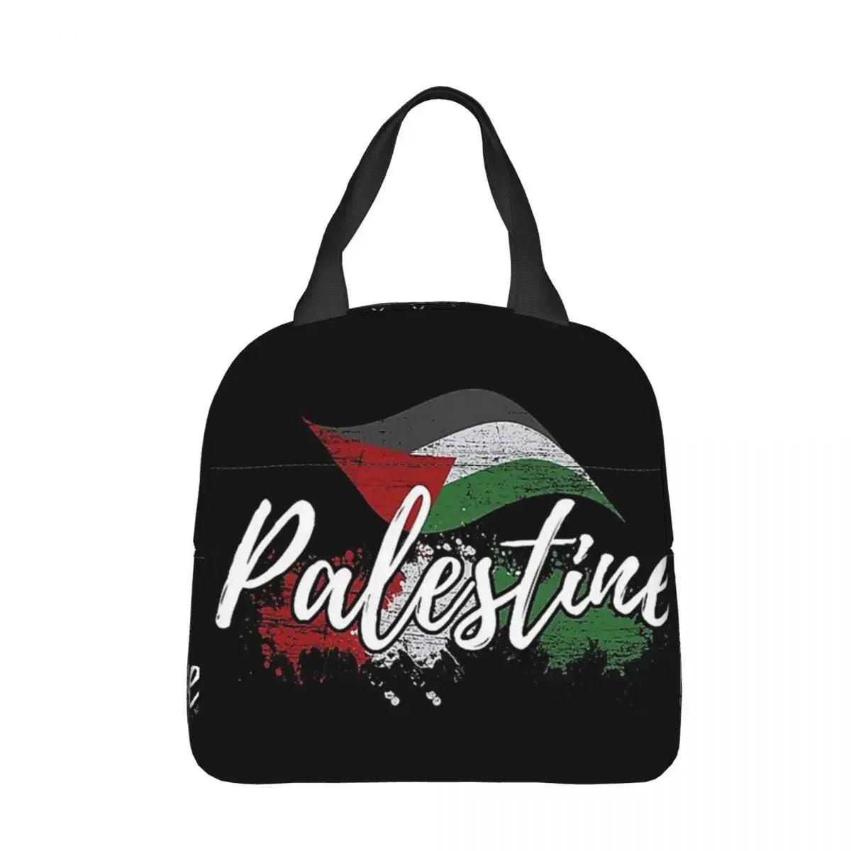 Palestine Flag Insulated Lunch Bags Cooler Bag Lunch Container Large Tote Lunch Box Food Handbags Work Travel