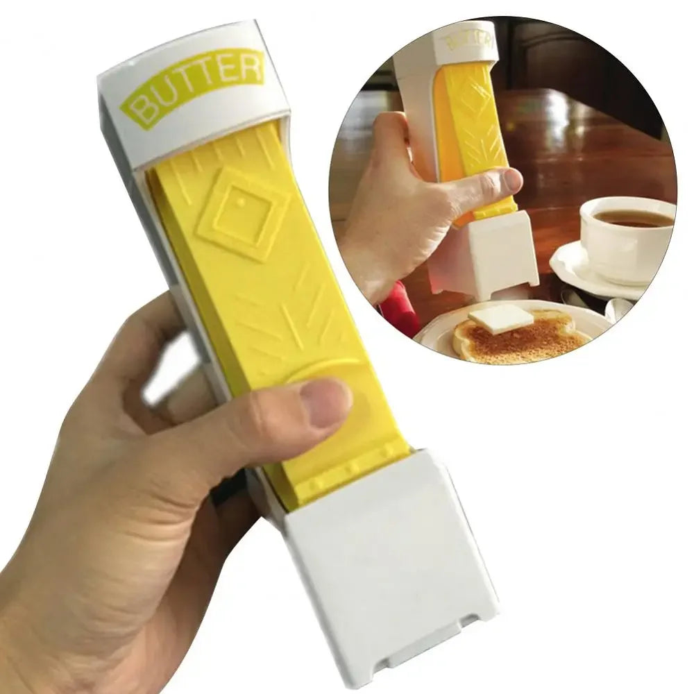Portable Butter Cutter Cheese Slicer Squeeze Dispenser Automatic Cheese Cheese Slicer Kitchen Tool Handheld Butter Slicer