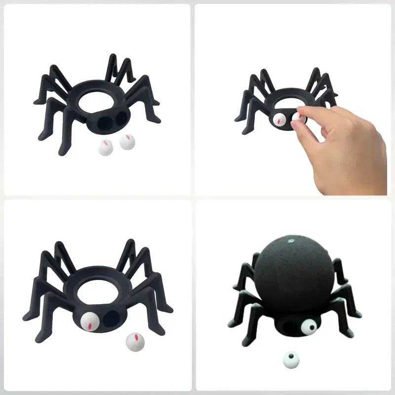 3D Printed Spider Theme Stand, Smart Speaker Stand for Alexa Echo Dot 4Th Generation/Fifth Generation and Homepod Mini, Perfect for Halloween and Christmas Decoration, Desktop Display Stand