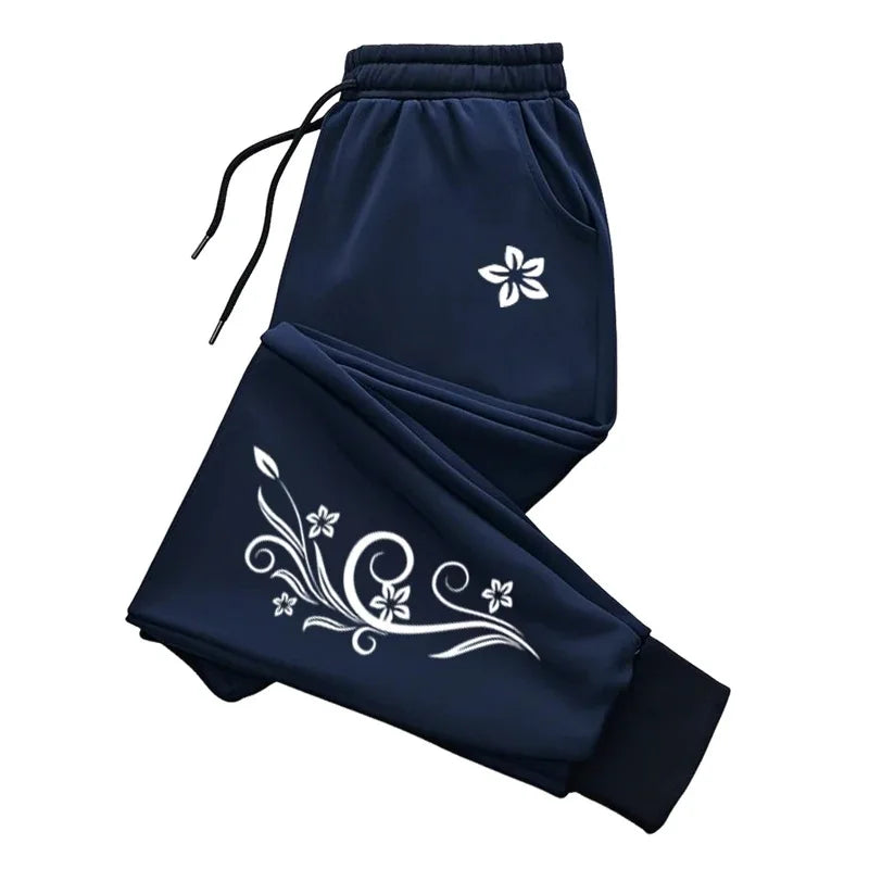 Versatile and simple fashion women's pants, comfortable soft joggers for fitness and exercise