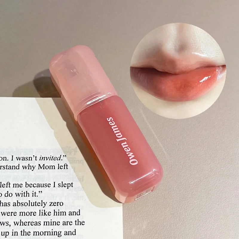 Glossy Non-stick Cup Lip Gloss Long Lasting Cheek Mud Lip Plumper Tinted Lip Lipstick Lip Makeup Cosmetics
