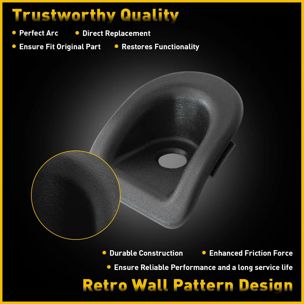 2Pcs For Ford Mustang 2005-2014 Black Door Panel Lock Grommets Covers Set Left Right Side Lock Grommets Replacement Accessories