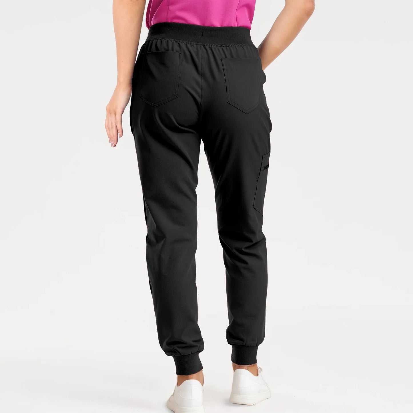 Women's Pants Solid Color Casual Sports Pants With Pockets And Drawstring Jogging Pants, Simple Stylish, Suitable For Outdoor