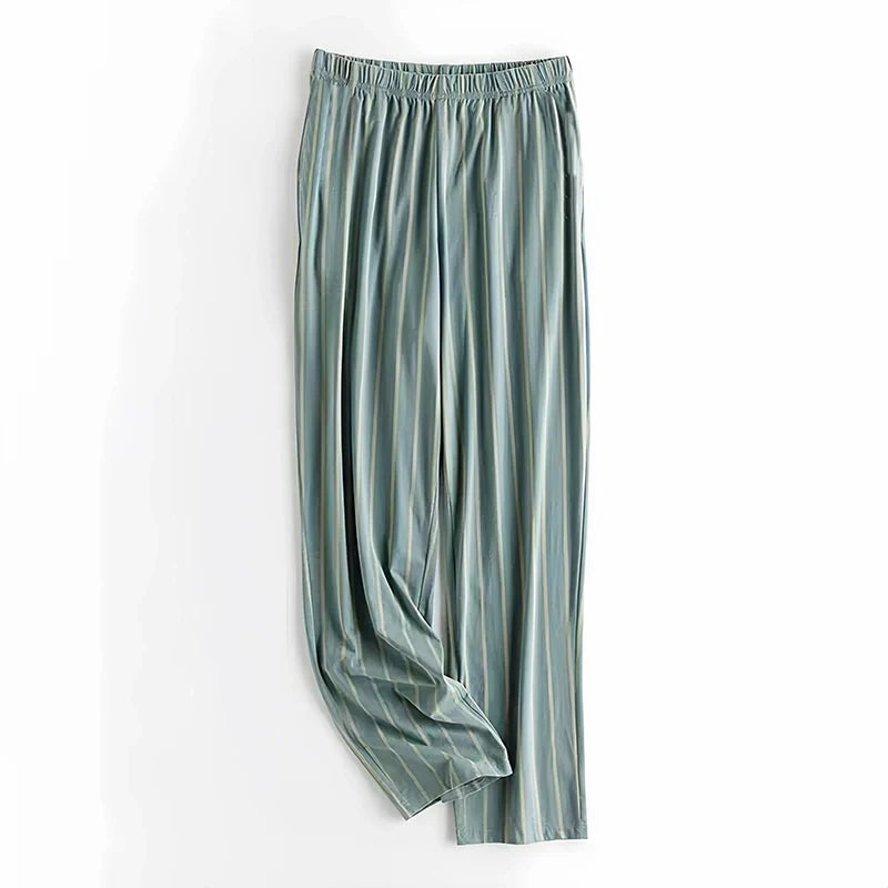 Pajama Pants Men's Spring and Autumn Loose Casual Trousers Home Pants Men's Home Pants Can Be Worn Outside