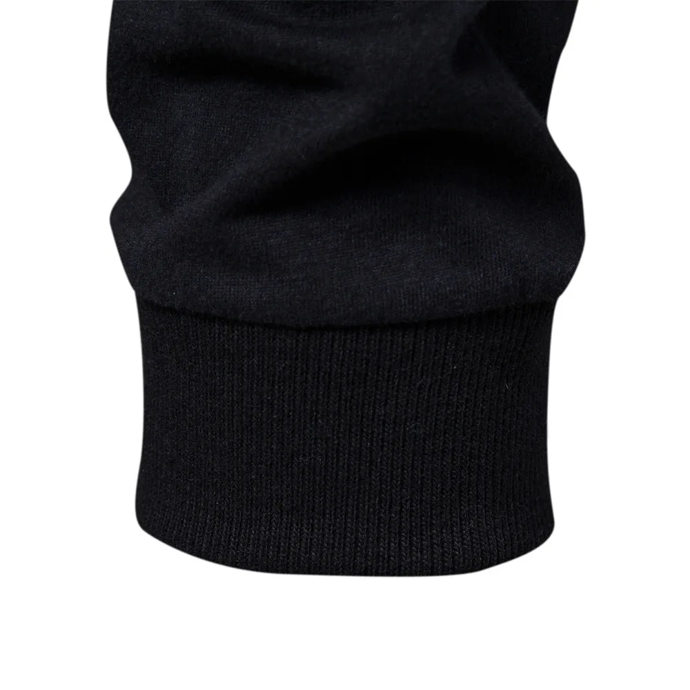 New 100% Cotton Men T-shirts Long Sleeve Splicing Tops Spring Autumn Casual Streetwear O-neck Slim Tees Men's Bottom T-shirt
