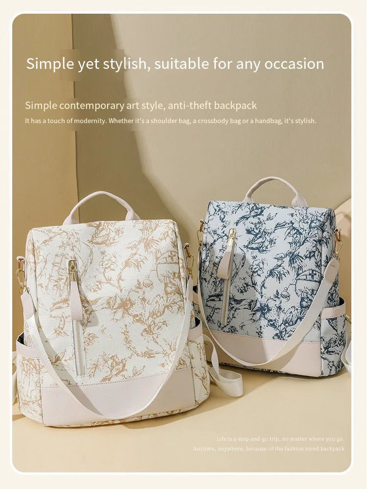 Fashionable Women's Bags, Trendy Backpacks, Large-Capacity Simple Handbags, Retro-Style Casual Bags, High-End Shoulder and Crossbody Bags, Student School Bags, Multi-Purpose Storage Bags