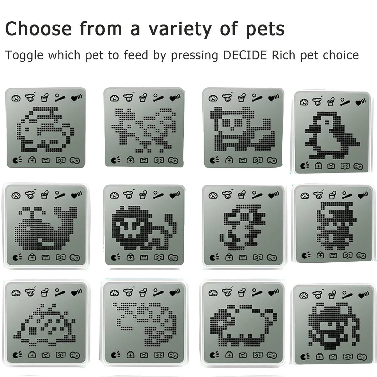 Virtual Pets Keychain for Boys Girls 168 Pets Retro Handheld Game Filled Easter Eggs  Easter Gift