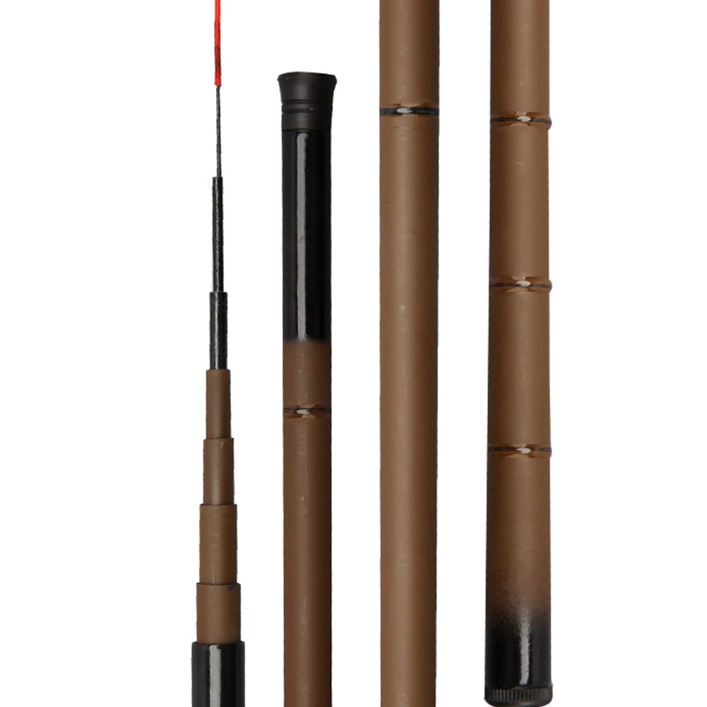 Portable Telescopic Fishing Rod with Solid Rod Tip Design for Freshwater Fishing Using