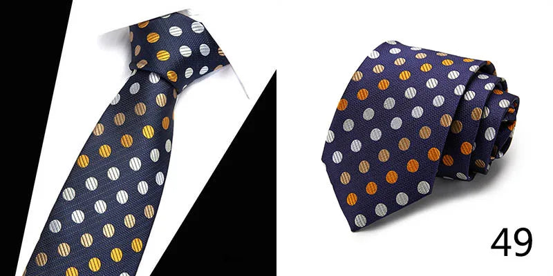 Hot Sale Necktie Man 7.5 cm Silk Tie Solid Color Gravatas Suit Accessories Fit Wedding Holiday Party