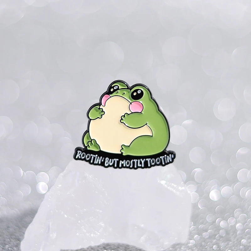 Autism Rizz 'em with The Tism Enamel Pin Cartoon Frog ADHD Awareness Mental Health Brooches Lapel Badge Jewelry Gift For Friends