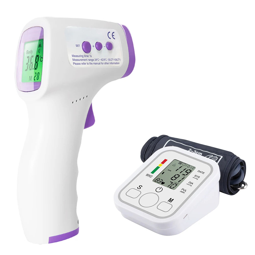 LCD Portable Industrial Digital Thermometer Non-Medical Thermometer Digital Blood Pressure Monitor Temperature Tool Thermometer