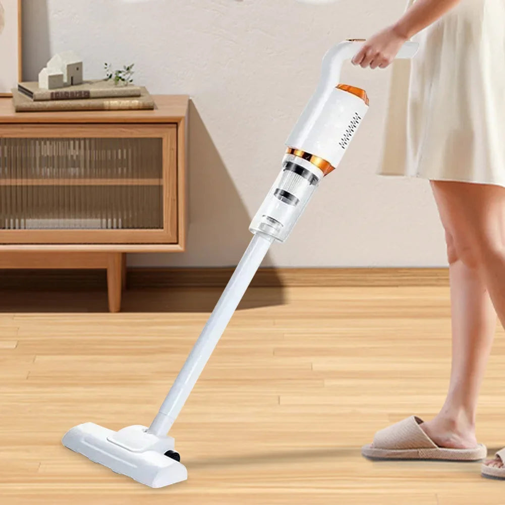Cordless Portable Cleaning Robot 2000mAh Handheld Water Sweeper USB Rechargeable Strong Suction 2 in 1 120W for Home and Car Use