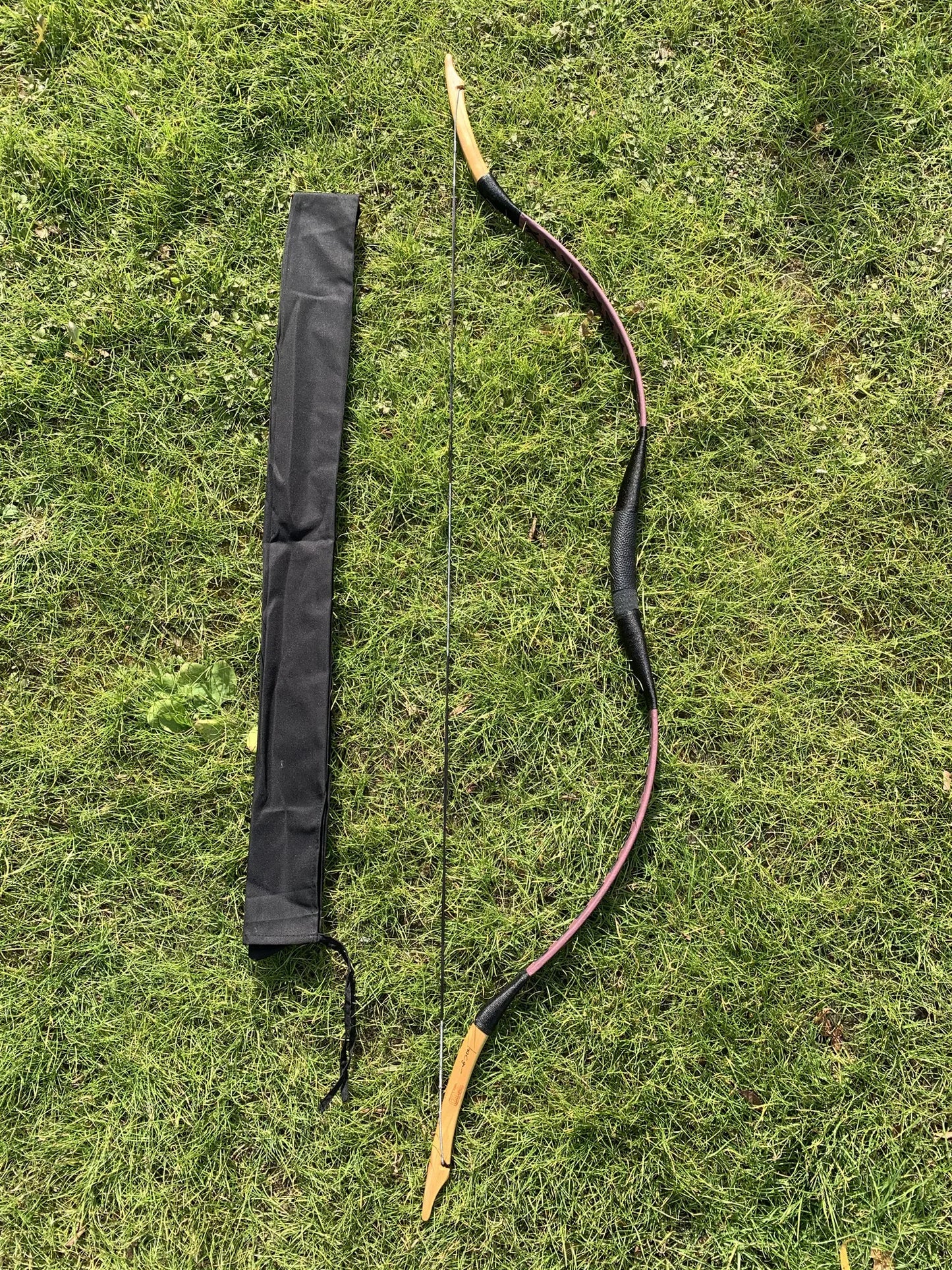 20-60lbs Traditional Recurve Bow Practice Archery Hunting Handmade Wooden Longbow made by hands