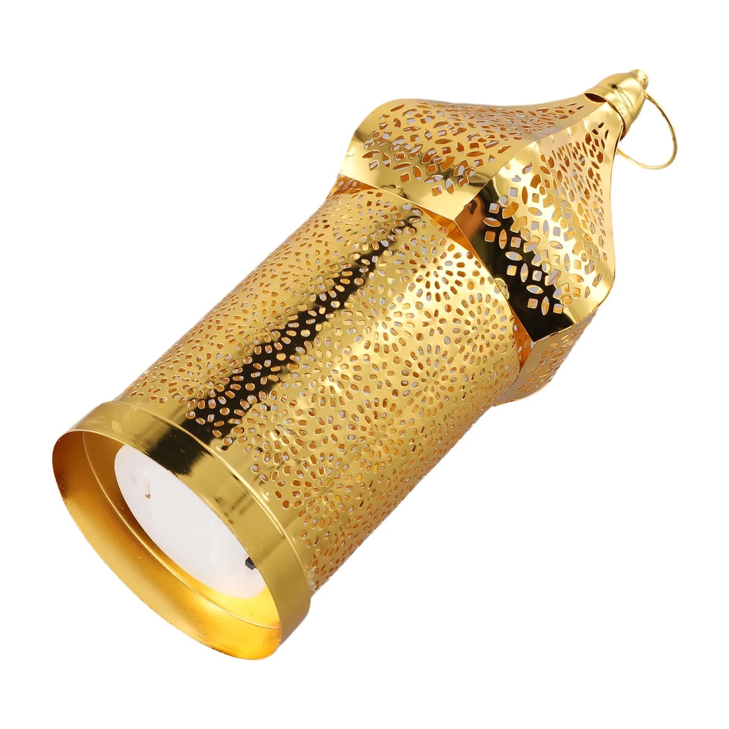 Home Décor Iron Ornaments Golden Hollow Light Ornaments Moroccan Ramadan Ron Lanter Table Decoration Widely Used Home Decoration