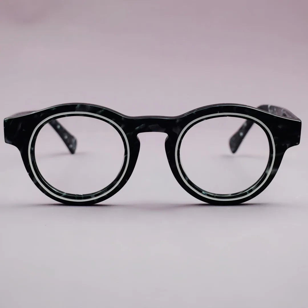 Acetate Glasses Frames Retro Round Men's And Women's Glasses High-quality Optical Prescription Frames