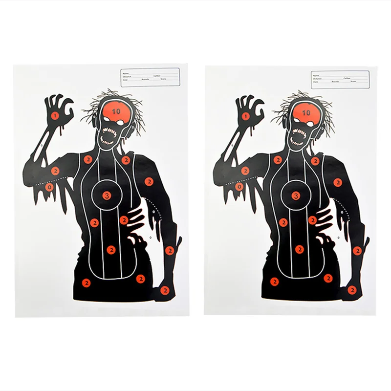 Archery Target Paper 45 * 32cm Fun Shooting Function Picture Training Accessories Splash Activity Paper Target