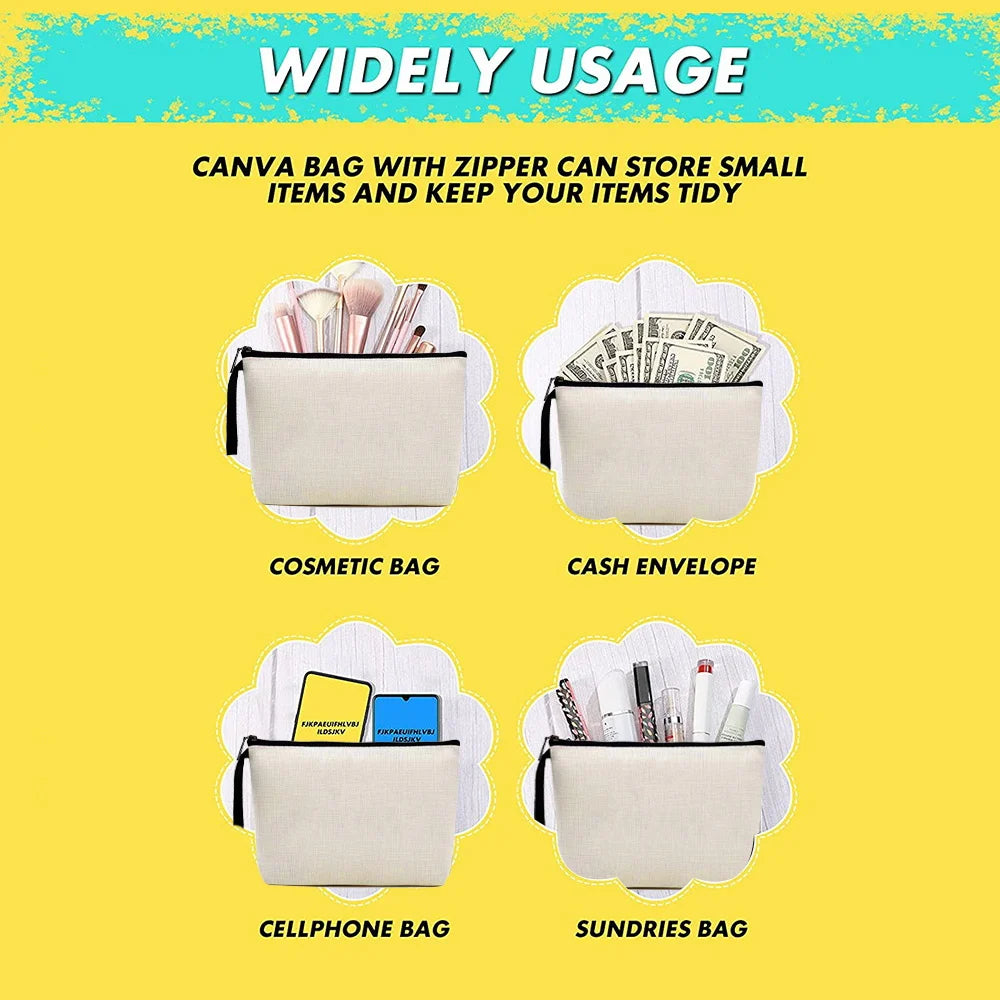 Ladies Makeup Bag Letter Print pattern Classic Coin Purse Organizer Bag Pouches for Travel Bags Pouch Women Storage Cosmetic Bag