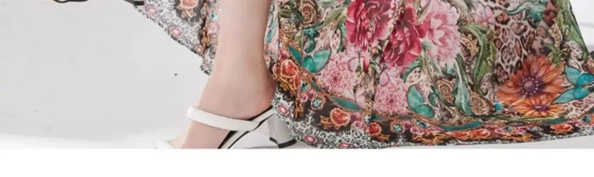 Green Silk Dress for Women in the Summer of 2026 Luxurious High-end Exquisite and Elegant Temperament Mulberry Silk Vacation WLF