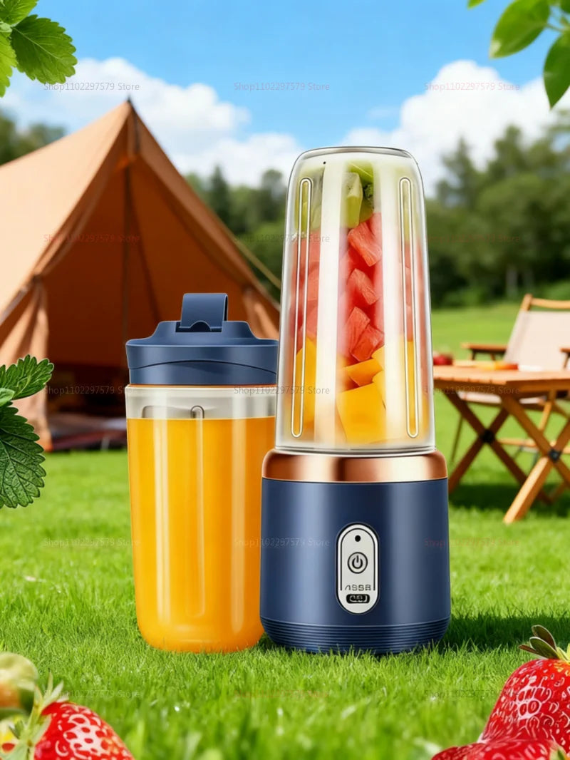 400ML Portable Electric Blender 40W USB Rechargeable Cordless Juicer High Powerful Juicer Cup For Smoothie Milkshake Juice Food