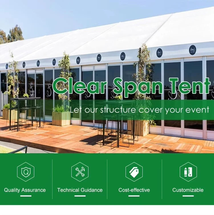 Outdoor Camping  Party Tents 20x40 Heavy Duty Large Trade Show 10x20m Marquee Tent Parties