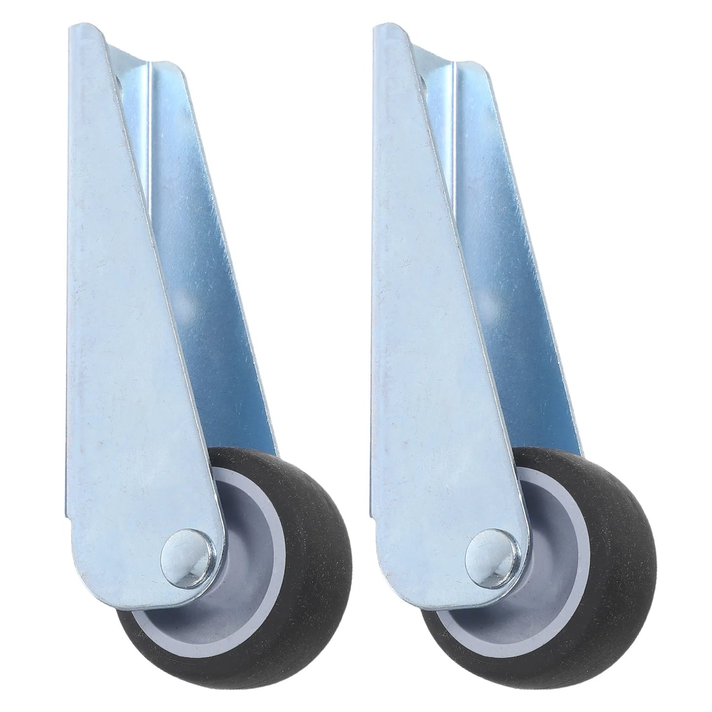 2pcs Sliding Door Roller Replacement Gate Wheels Sliding Shaft Rubber Wheel Anti-Sag Side Or Bottom Mount Support Wheels