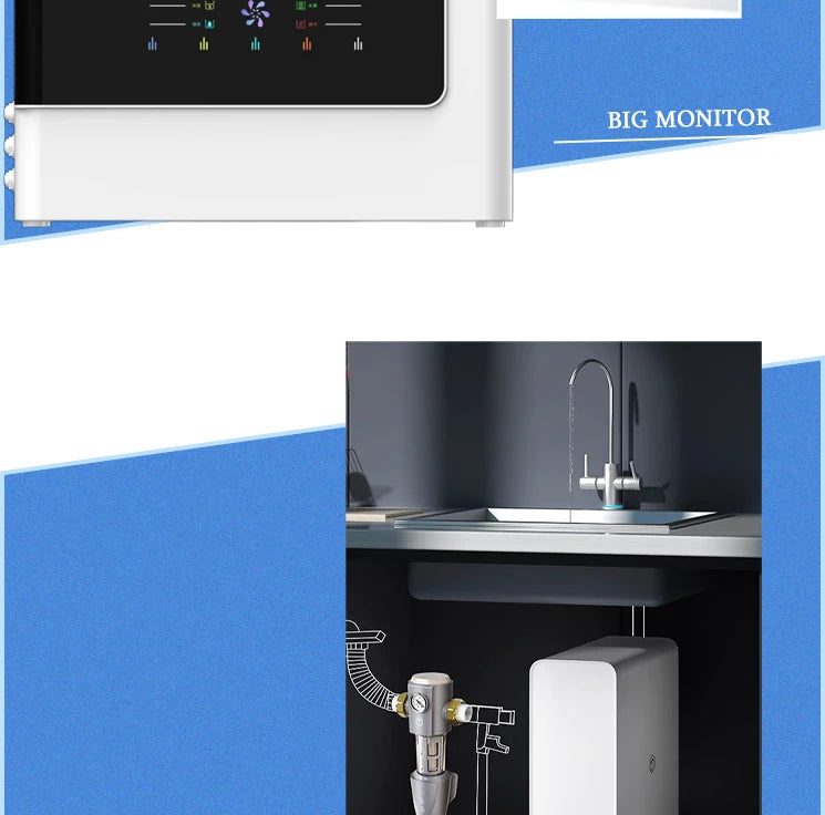Household Water Filter with Water Tank for Kitchen Under-sink Pure Water Purification Machine