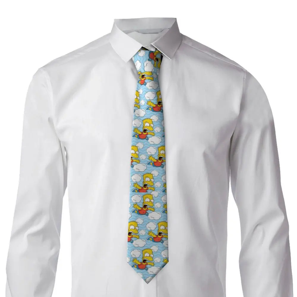 Personalized The S-Simpsones Homer Neck Ties Men Formal Silk Wedding Neckties